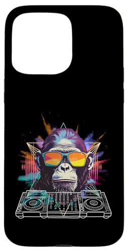 Buntes DJ Mischpult Motiv mit Gorilla & Sonnenbrille Hülle für iPhone 15 Pro Max Buntes DJ Mischpult Motiv mit Gorilla & Sonnenbrille Hülle für iPhone 15 Pro Max von Bunte DJ Techno Tiere