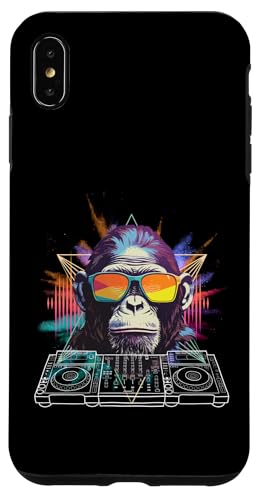 Buntes DJ Mischpult Motiv mit Gorilla & Sonnenbrille Hülle für iPhone XS Max Buntes DJ Mischpult Motiv mit Gorilla & Sonnenbrille Hülle für iPhone XS Max von Bunte DJ Techno Tiere