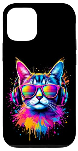 Bunte Katze Mit Kopfhörern Hülle für iPhone 12/12 Pro Bunte Katze Mit Kopfhörern Hülle für iPhone 12/12 Pro von Bunte Katze Mit Kopfhörern Designs