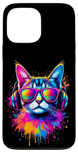 Bunte Katze Mit Kopfhörern Hülle für iPhone 13 Pro Max Bunte Katze Mit Kopfhörern Hülle für iPhone 13 Pro Max von Bunte Katze Mit Kopfhörern Designs