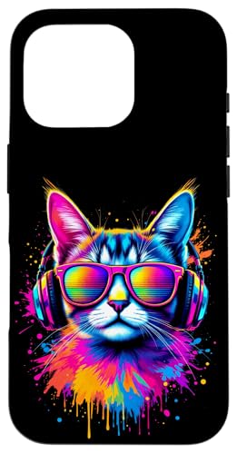 Bunte Katze Mit Kopfhörern Hülle für iPhone 16 Pro Bunte Katze Mit Kopfhörern Hülle für iPhone 16 Pro von Bunte Katze Mit Kopfhörern Designs