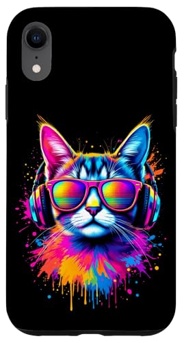 Bunte Katze Mit Kopfhörern Hülle für iPhone XR Bunte Katze Mit Kopfhörern Hülle für iPhone XR von Bunte Katze Mit Kopfhörern Designs