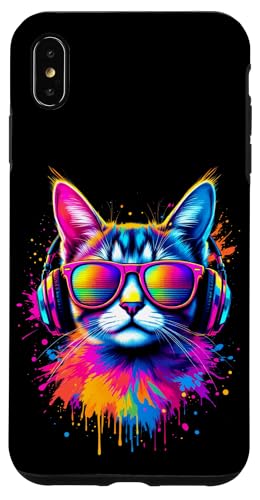 Bunte Katze Mit Kopfhörern Hülle für iPhone XS Max Bunte Katze Mit Kopfhörern Hülle für iPhone XS Max von Bunte Katze Mit Kopfhörern Designs