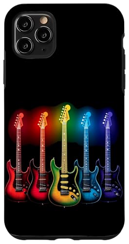 Bunte Gitarre Hülle für iPhone 11 Pro Max von Buntes Gitarrendesign