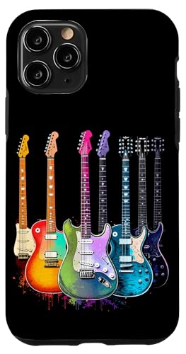 Bunte Gitarre Hülle für iPhone 11 Pro von Buntes Gitarrendesign