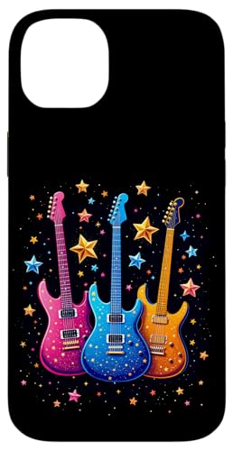 Bunte Gitarre Hülle für iPhone 14 Plus von Buntes Gitarrendesign