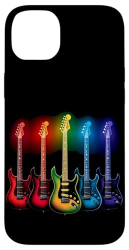 Bunte Gitarre Hülle für iPhone 14 Plus von Buntes Gitarrendesign