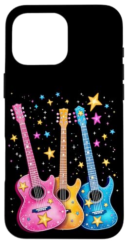 Bunte Gitarre Hülle für iPhone 16 Pro Max Bunte Gitarre Hülle für iPhone 16 Pro Max von Buntes Gitarrendesign