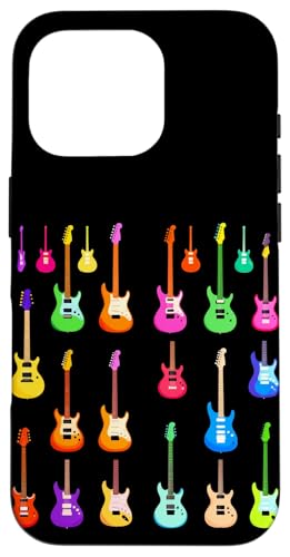 Bunte Gitarre Hülle für iPhone 16 Pro von Buntes Gitarrendesign