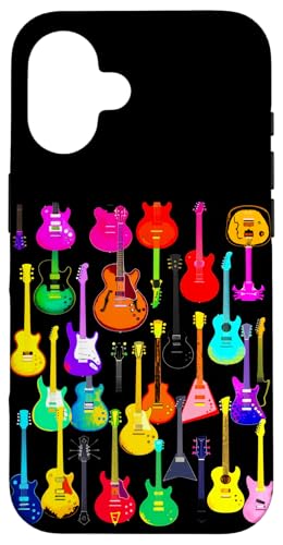 Bunte Gitarre Hülle für iPhone 16 Bunte Gitarre Hülle für iPhone 16 von Buntes Gitarrendesign