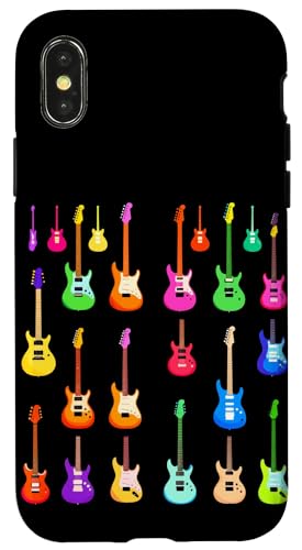Bunte Gitarre Hülle für iPhone X/XS Bunte Gitarre Hülle für iPhone X/XS von Buntes Gitarrendesign