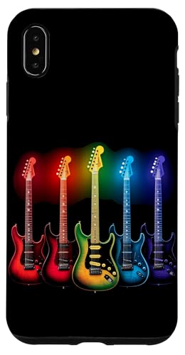 Bunte Gitarre Hülle für iPhone XS Max von Buntes Gitarrendesign