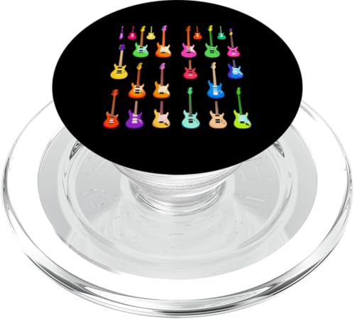 Bunte Gitarre PopSockets PopGrip für MagSafe Bunte Gitarre PopSockets PopGrip für MagSafe von Buntes Gitarrendesign