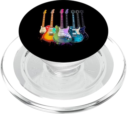 Bunte Gitarre PopSockets PopGrip für MagSafe Bunte Gitarre PopSockets PopGrip für MagSafe von Buntes Gitarrendesign