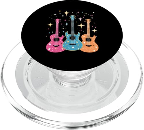 Bunte Gitarre PopSockets PopGrip für MagSafe Bunte Gitarre PopSockets PopGrip für MagSafe von Buntes Gitarrendesign