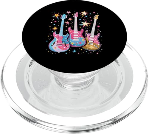 Bunte Gitarre PopSockets PopGrip für MagSafe Bunte Gitarre PopSockets PopGrip für MagSafe von Buntes Gitarrendesign