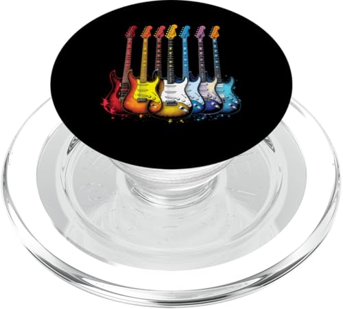 Bunte Gitarre PopSockets PopGrip für MagSafe Bunte Gitarre PopSockets PopGrip für MagSafe von Buntes Gitarrendesign