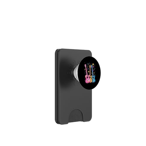 Bunte Gitarre PopSockets PopWallet für MagSafe Bunte Gitarre PopSockets PopWallet für MagSafe von Buntes Gitarrendesign