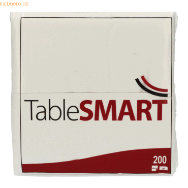 Bunzl Serviette TableSMART 483054 33x33cm 2-lagig 1/8 Falz weiß 200 St Bunzl Serviette TableSMART 483054 33x33cm 2-lagig 1/8 Falz weiß 200 St von Bunzl