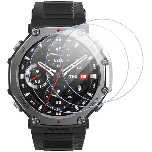 Buoluoioir 3 Stück Panzer Schutz Glas für Amazfit T-Rex 3 Displayschutz, HD Klar Panzer Schutzfolie, Anti-Bläschen 9H Härte Anti-Kratzen Displayschutzfolie für Amazfit T-Rex 3 Buoluoioir 3 Stück Panzer Schutz Glas für Amazfit T-Rex 3 Displayschutz, HD Klar Panzer Schutzfolie, Anti-Bläschen 9H Härte Anti-Kratzen Displayschutzfolie für Amazfit T-Rex 3 von Buoluoioir