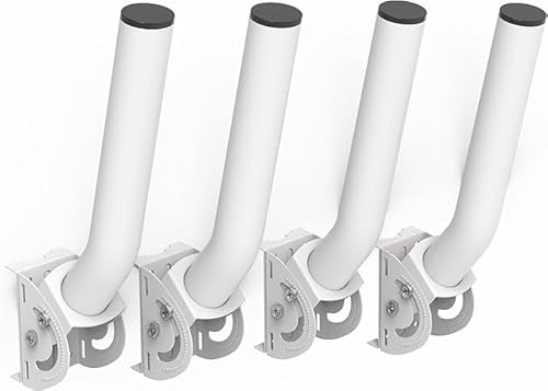 Universelle Antennenhalterung, 27,9 cm J-Pol & Wandmontagehalterung für Outdoor Access Point CPE, TV-Antenne, drahtlose Brücke, Wetterstation, Starlink-Signal/WiFi-Extender (4) von Burbifro