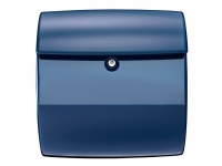 BURG-WÄCHTER PIANO 886 Marine Blue, Wandmontierter Briefkasten, Kunststoff, Blau, Horizontal, Schlüssel, 1 Stück(e) von Burg Wächter
