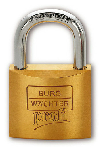 Burg-Wächter 116 30 Messing-Hängeschloss Profi von Burg-Wächter