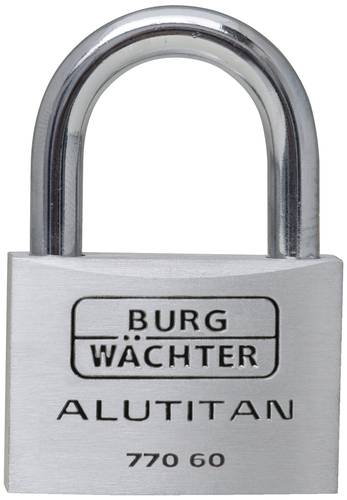 Burg Wächter 36121 Vorhängeschloss 70.00mm verschieden schließend Aluminium Schlüsselschloss von Burg Wächter