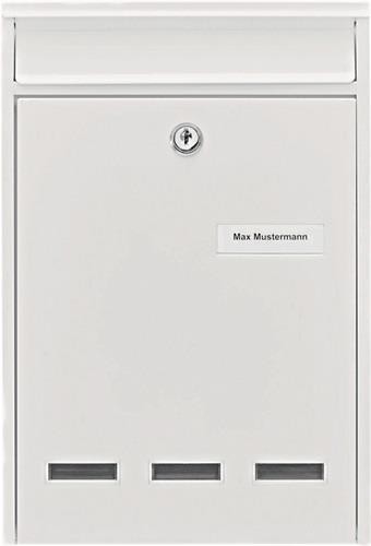 Burg-wÄchter Briefkasten Köln 872 W H.340mm B.255mm T.85mm weiß STA DIN C4 von Burg-wÄchter