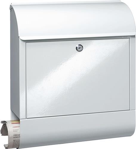 Burg-wÄchter Briefkasten Scandic 825 W H.460mm B.380mm T.125mm weiß STA DIN C4 von Burg-wÄchter