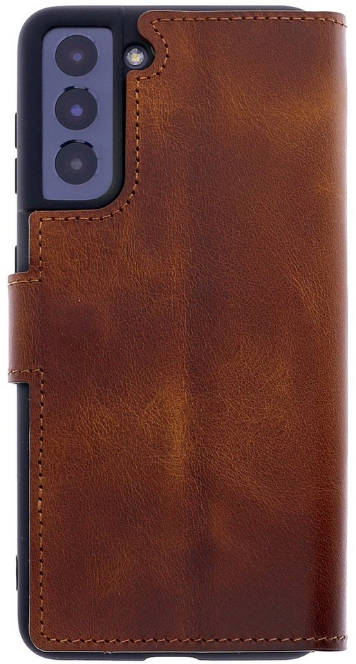 Burkley Flip Case Leder Book Cover für Samsung Galaxy S21 Handyhülle, Optimaler Rund-Um-Schutz, Kartenfächer mit RFID Blocker Burkley Flip Case Leder Book Cover für Samsung Galaxy S21 Handyhülle, Optimaler Rund-Um-Schutz, Kartenfächer mit RFID Blocker von Burkley