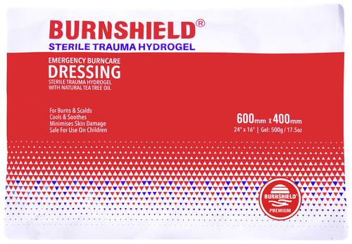 Burnshield 1012283 Brandwunden-Kompresse 600mm x 400mm von Burnshield