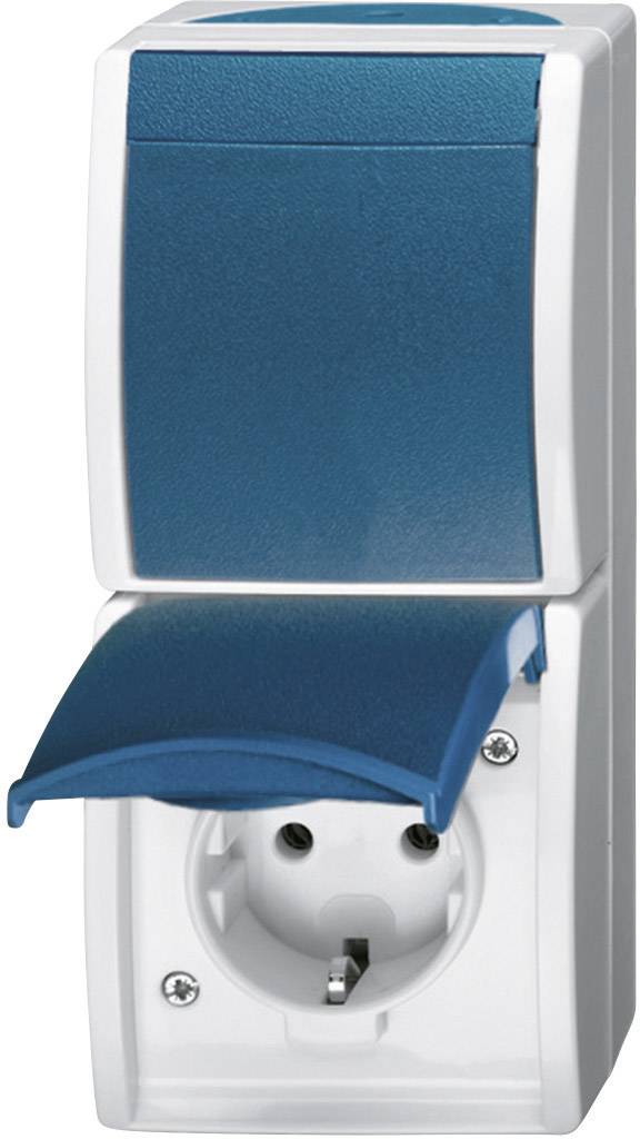 BJ APWG ocean Kombination 2601/6/20EW-53 Schuko+Wechsel senkr grau/blaugrün BJ APWG ocean Kombination 2601/6/20EW-53 Schuko+Wechsel senkr grau/blaugrün von Busch-Jaeger Elektro GmbH