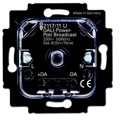 BJ DALI-Power-Poti Broadcast 2117/11 U UP inkl. DALI Netzteil BJ DALI-Power-Poti Broadcast 2117/11 U UP inkl. DALI Netzteil von Busch-Jaeger Elektro GmbH