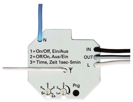BJ Schaltaktor 1-fach 6702 Funkcontrol 3-Leiter BJ Schaltaktor 1-fach 6702 Funkcontrol 3-Leiter von Busch-Jaeger Elektro GmbH