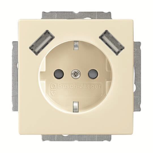 BJ Schuko/USB Steckdos 20 EUCB2USB-82 solo Busch-USB-Ladestation ews BJ Schuko/USB Steckdos 20 EUCB2USB-82 solo Busch-USB-Ladestation ews von Busch-Jaeger Elektro GmbH