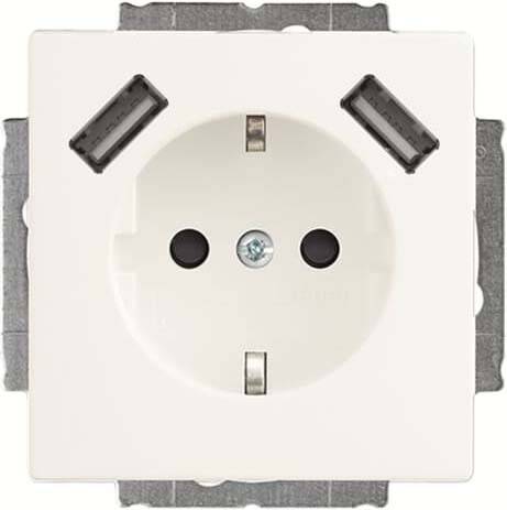 BJ Schuko/USB Steckdose 20 EUCB2USB-884 future linear USB-Ladestation sws BJ Schuko/USB Steckdose 20 EUCB2USB-884 future linear USB-Ladestation sws von Busch-Jaeger Elektro GmbH
