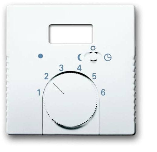 BJ carat Thermostat-Abdeckung 1795TA-84 mit Schalter davos/ studioweiss BJ carat Thermostat-Abdeckung 1795TA-84 mit Schalter davos/ studioweiss von Busch-Jaeger Elektro GmbH