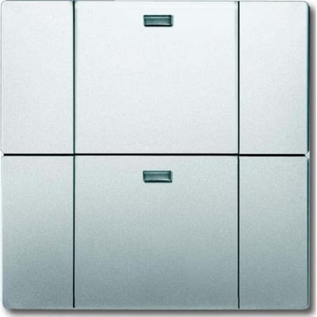 6732-866  - Bedienelement 2-fach edelstahl, 6732-866 von Busch Jaeger