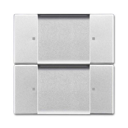 6736/01-83  - Wandsender alu silber, 6736/01-83 von Busch Jaeger