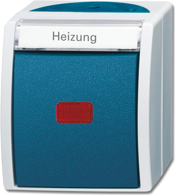 BUSCH-JAEGER Heizungsnotschalter 2601/2SKWNH-53 ocean Aus 2pol. mit Namensschild 2601/2SKWNH-53 (1085-0-1610) von Busch-Jaeger