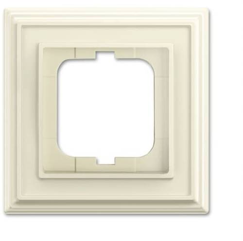 Busch-Jaeger 1fach Rahmen Rahmen Creme-Weiß, Perlweiß 2CKA001754A4673 von Busch-Jaeger