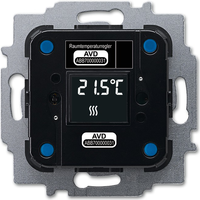 Busch-Jaeger 2CKA006200A0051. Produkttyp: Thermostatischer Auslöser, Display-Typ: LCD, Internationale Schutzart (IP-Code): IP20. Energiequelle: AC, Eingangsspannung: 230 V, Eingangsfrequenz: 50/60 Hz. Breite: 71 mm, Tiefe: 48 mm, Höhe: 71 mm (2CKA006200A0051) von Busch-Jaeger