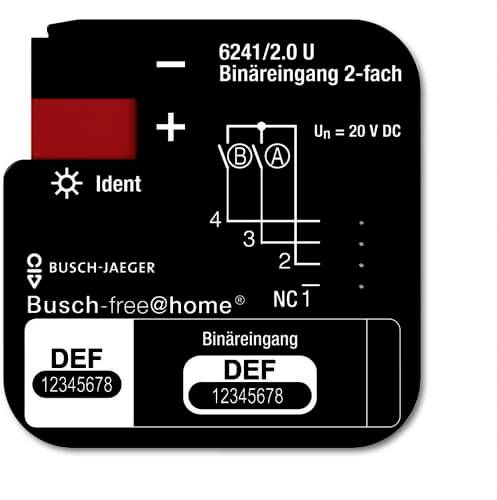 Busch-Jaeger 2fach Einsatz free@home 2CKA006220A0004 Busch-Jaeger 2fach Einsatz free@home 2CKA006220A0004 von Busch-Jaeger