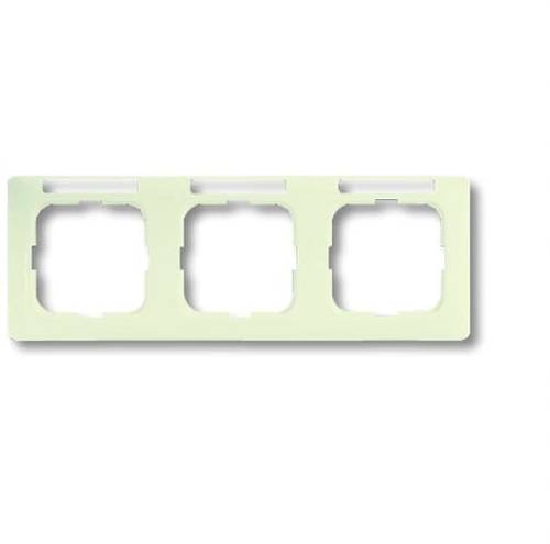 Busch-Jaeger 3fach Rahmen Duro 2000 SI Linear Perlweiß, Creme-Weiß 2CKA001754A4097 von Busch-Jaeger