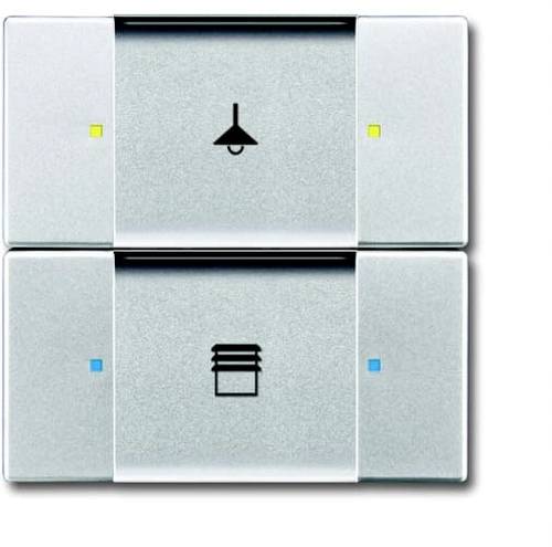 Busch-Jaeger 6126/02-83 Eingangsmodul Weißaluminium (RAL 9006), Aluminium 1St. von Busch-Jaeger