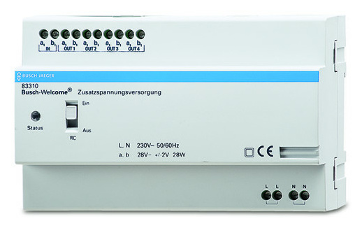 Busch-Jaeger 83310 Zusatzspannungsversorgung Busch-Jaeger 83310 Zusatzspannungsversorgung von Busch-Jaeger