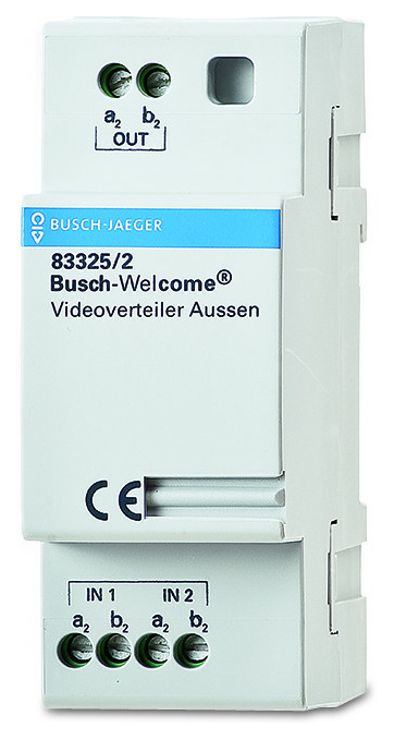 Busch-Jaeger 83325/2 Videoverteiler Außen von Busch-Jaeger