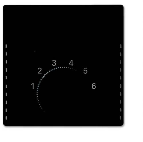 Busch-Jaeger Abdeckung Temperaturregler Future Linear Schwarz, Tiefschwarz (RAL 9005) 2CKA001710A402 von Busch-Jaeger