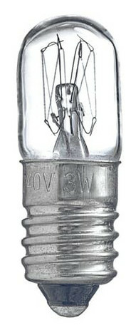 Busch-Jaeger Glimm-/Glühlampe mit E 10-Gewinde 8340 von Busch-Jaeger